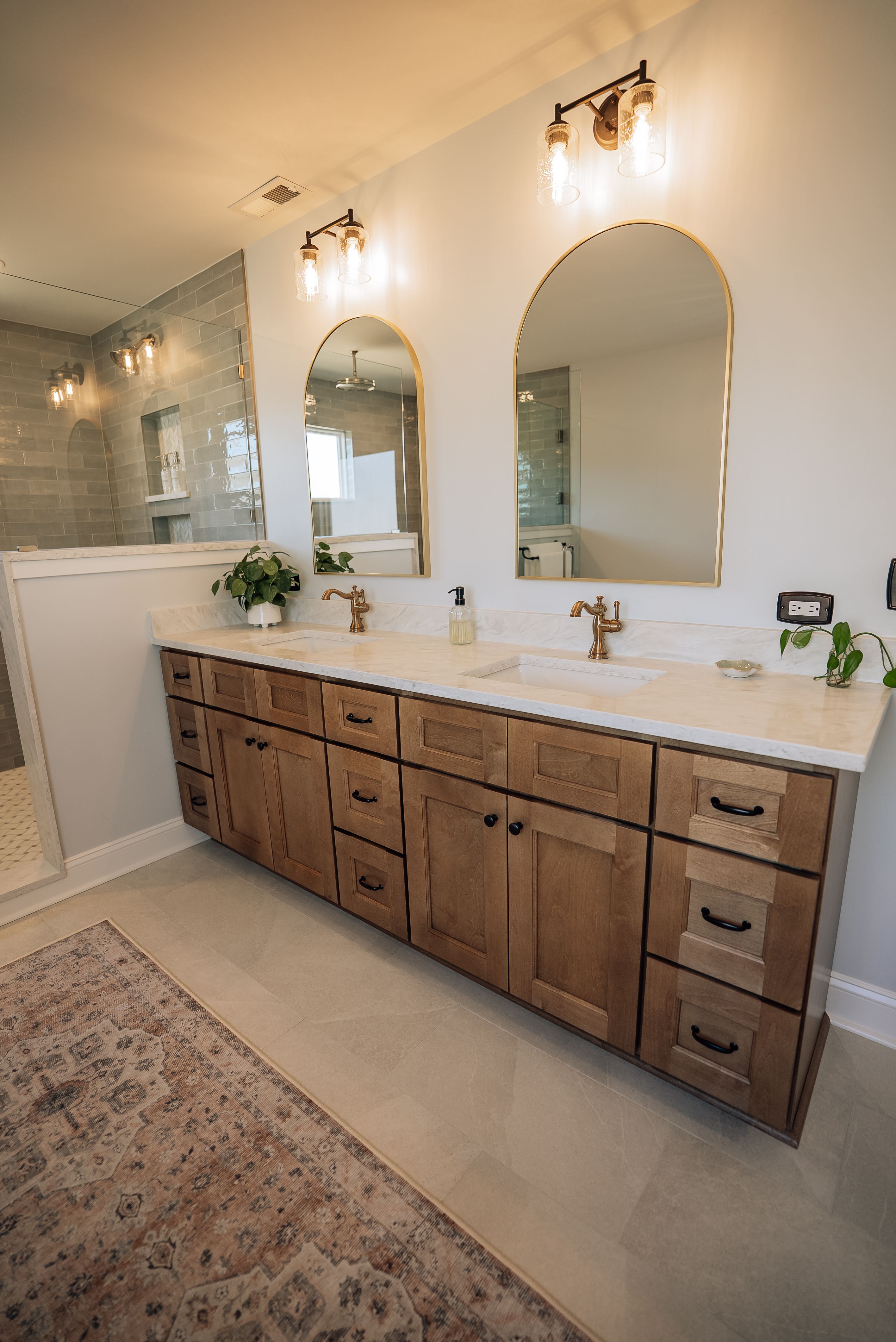 Master Bath with Double Vanity